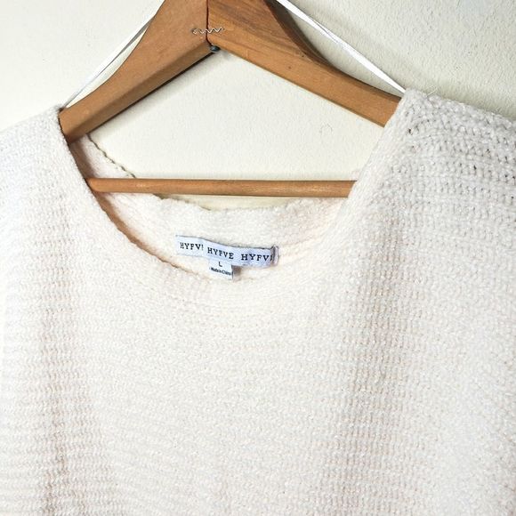 Being Sweet Batwing Chenille Sweater (White) - Picture 7 of 11